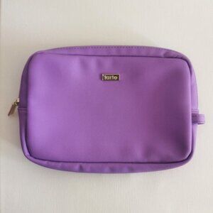4/$25 Tarte Cosmetic Makeup Bag Large Purple